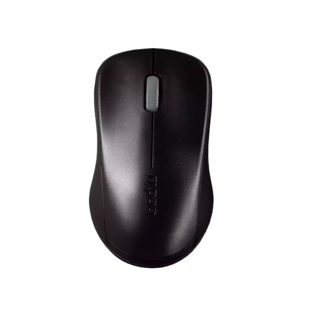 Rapoo 1620 Wireless Optical Mouse, 1000 DPI Optical Sensor, 3 (Left/Right-click, Middle click/scroll wheel) Buttons, Ambidextrous Design, Up to 12 months Battery Life, Black, 1 Year Warranty | 11464