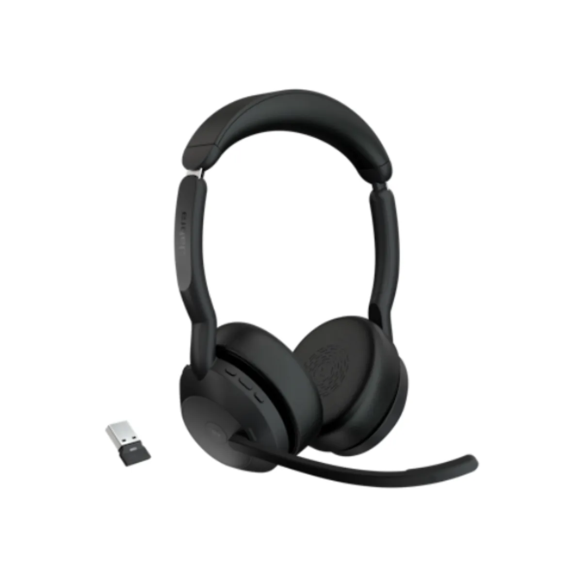 Jabra Evolve2 55 Link 390a MS Stereo Headset, 1 Year Warranty | 25599-999-999