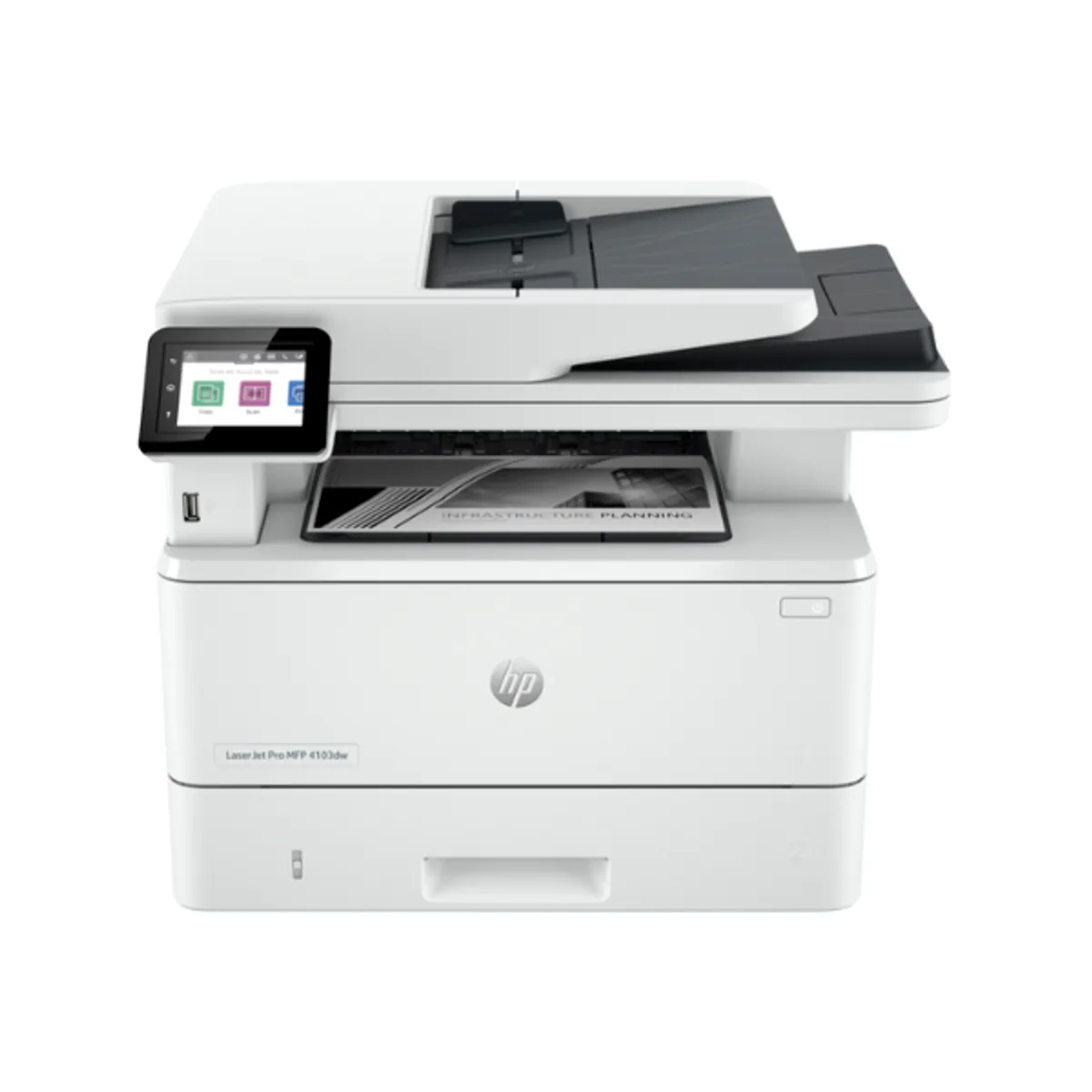 HP LaserJet Pro MFP 4103dw Printer, Flatbed, ADF Scanner, 1 Year Warranty | 2Z627A