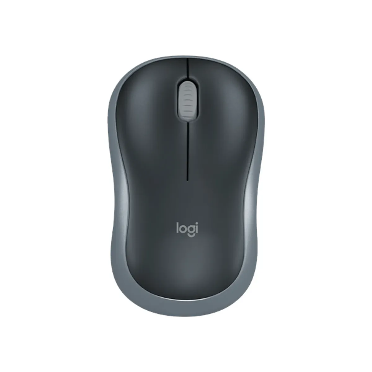 Logitech M185 Wireless Mouse, 1000 DPI Smooth Optical Sensor, 3 (Left/Right-click, Middle click) Buttons, 2D, mechanical Scroll Wheel, Contoured Ambidextrous Design, Grey, 1 Year Warranty | 910-002235