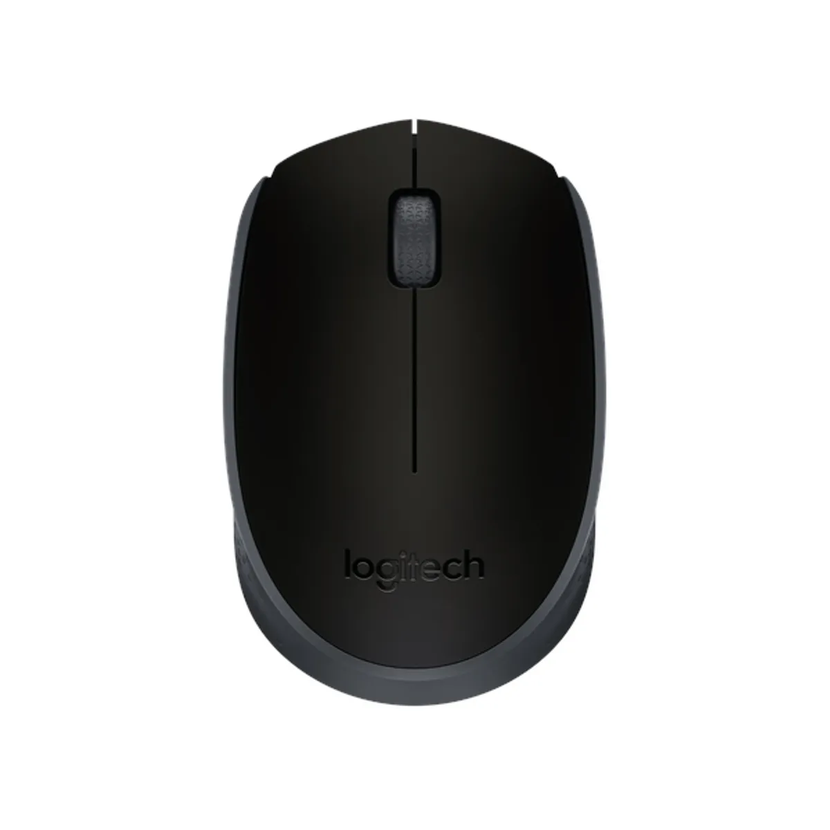 Logitech M171 Wireless Mouse, 1000 DPI Smooth Optical Sensor, 3 (Left/Right-click, Middle click) Buttons, Ambidextrous Design, Black/Grey, 1 Year Warranty | 910-004424
