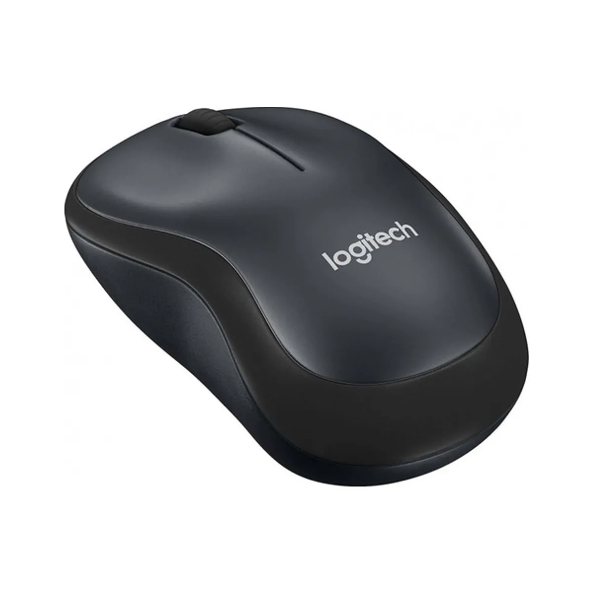 Logitech M220 Silent Wireless Mouse, 1000 DPI Smooth Optical Sensor, 3 (Left/Right-click, Middle click) Buttons, 2D, mechanical Scroll Wheel, Ambidextrous Design, Charcoal, 1 Year Warranty | 910-004878