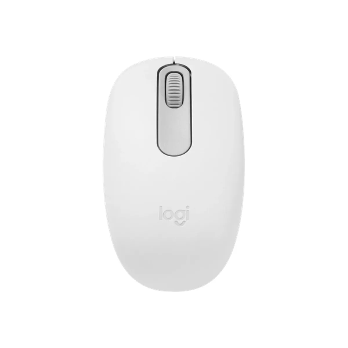 Logitech M196 Bluetooth Mouse, 1000 DPI Optical Sensor, 2D Mechanical Scroll Wheel, Contoured Ambidextrous Design, Off-White, 1 Year Warranty | 910-007460
