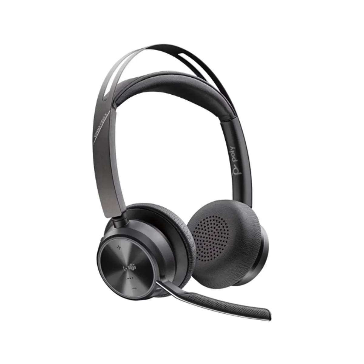 Poly Voyager Focus 2 Headset, Includes Charging Stand, 1 Year Warranty | 9T9J6AA#AC3