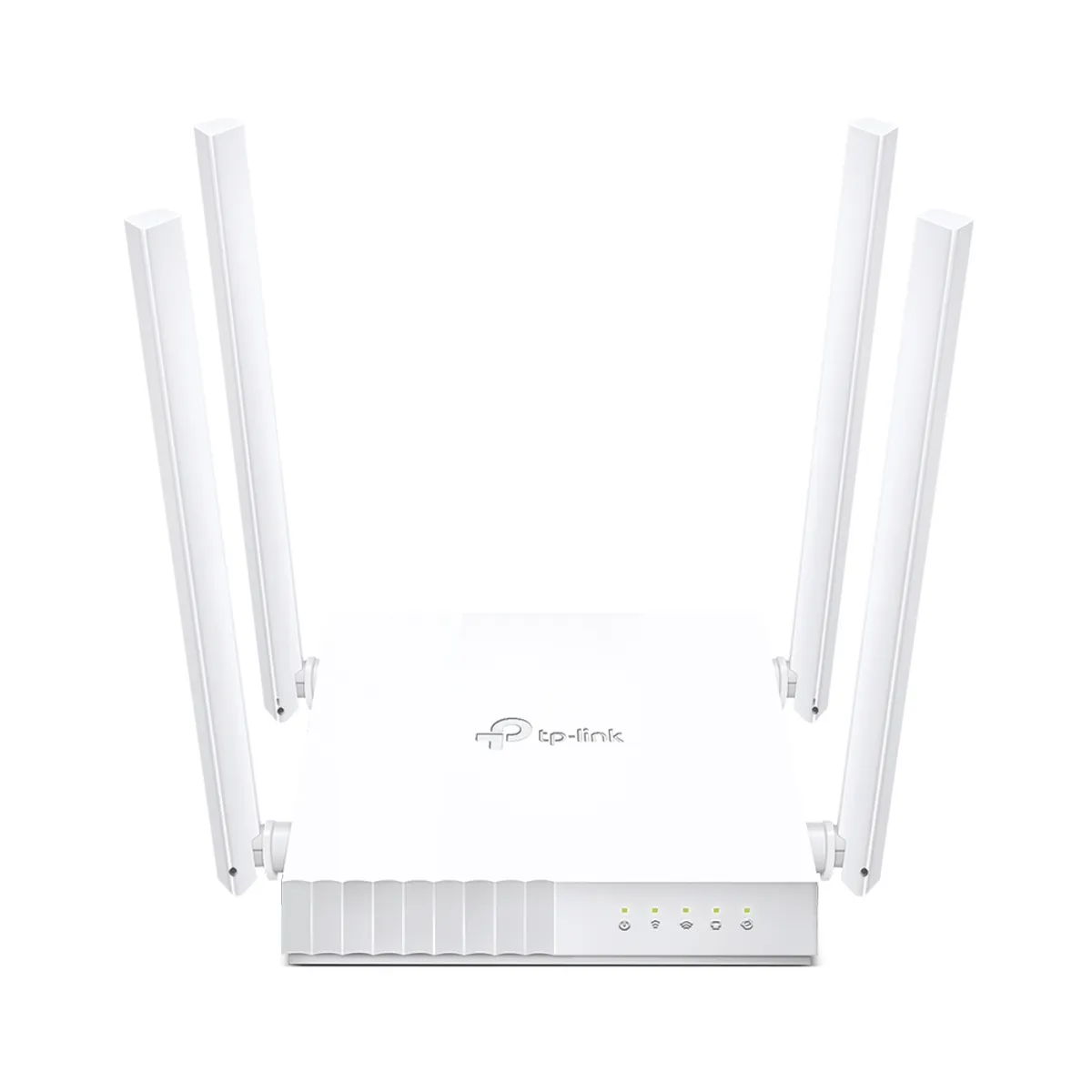 TP-Link Archer AC750 Dual-Band Wi-Fi Router, 2.4 GHz Up to 300 Mbps, 5 GHz Up to 433 Mbps, 4 x Fixed Antennas, Single-Core Processor, Multiple LAN Ports, 2 Bedroom Houses Coverage, Compact and Mountable Design, 1 Year Warranty | ARCHER-C24