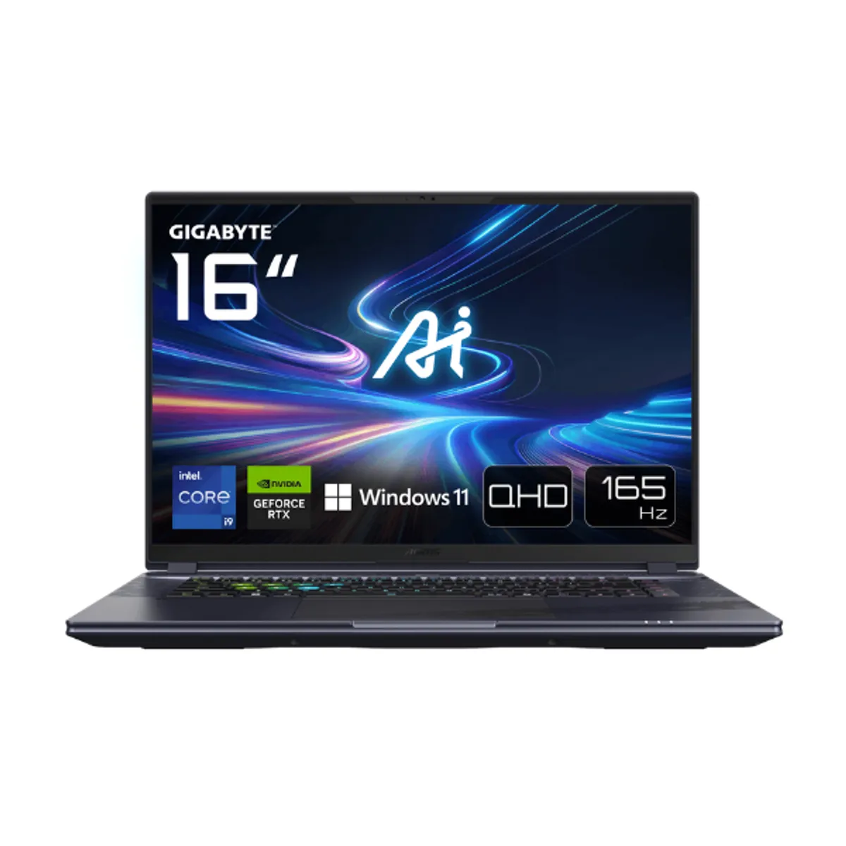 Gigabyte Aorus 16X ASG Gaming Laptop, Intel Core i9-14900HX Processor, 32GB RAM, 2TB SSD, 8GB NVIDIA RTX 4070, 16" WQXGA 165Hz Display, Windows 11 Home, English Keyboard, 3 Year Warranty | ASG-63UKC65SH