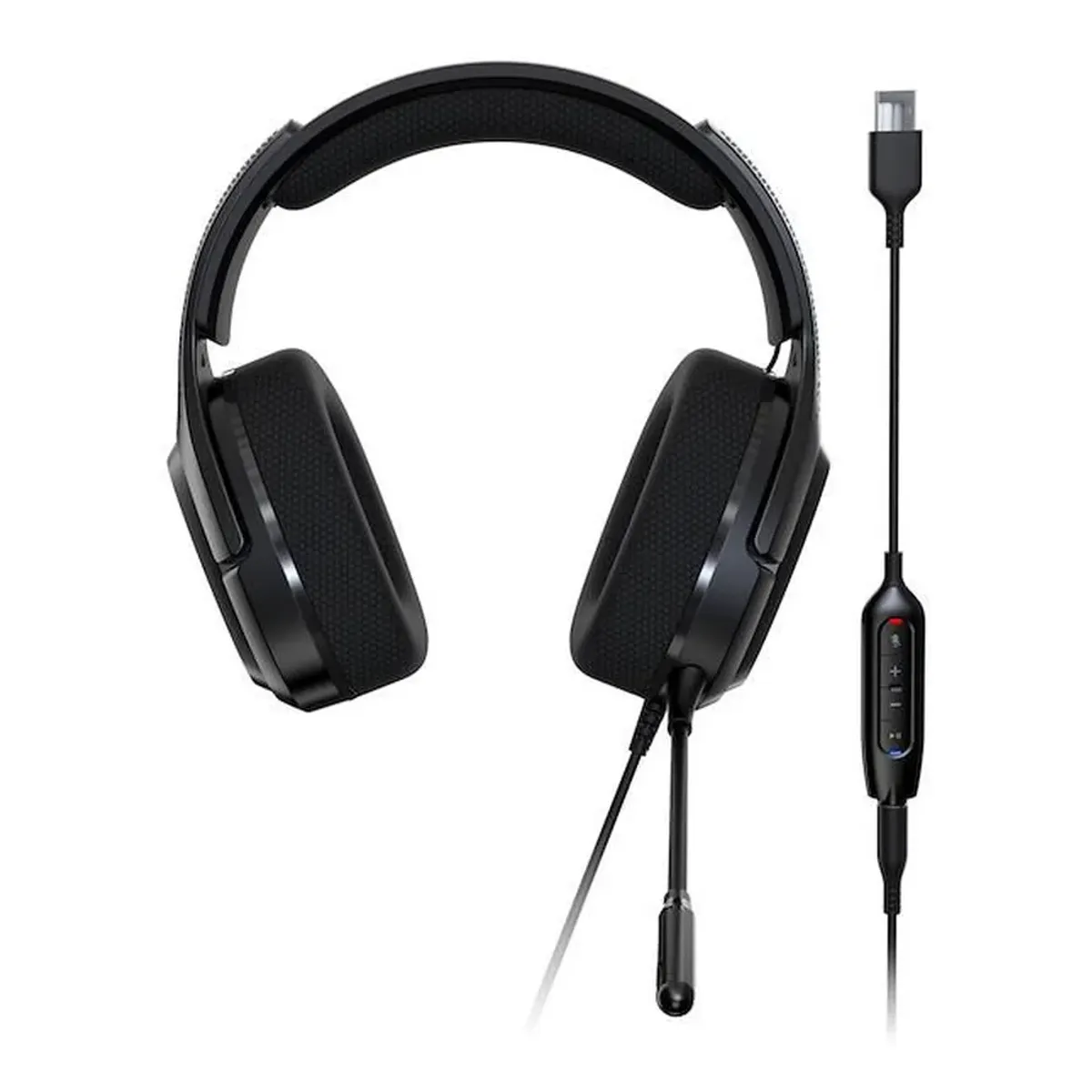 Acer Predator Galea 365 Gaming Headset, Wired USB & 3.5mm Connectivity, Over-Ear, 50mm Neodymium Drivers, 7.1 Virtual Surround Sound, Detachable Omnidirectional Microphone, Black, 1 Year Warranty | PREDATOR-GALEA-365