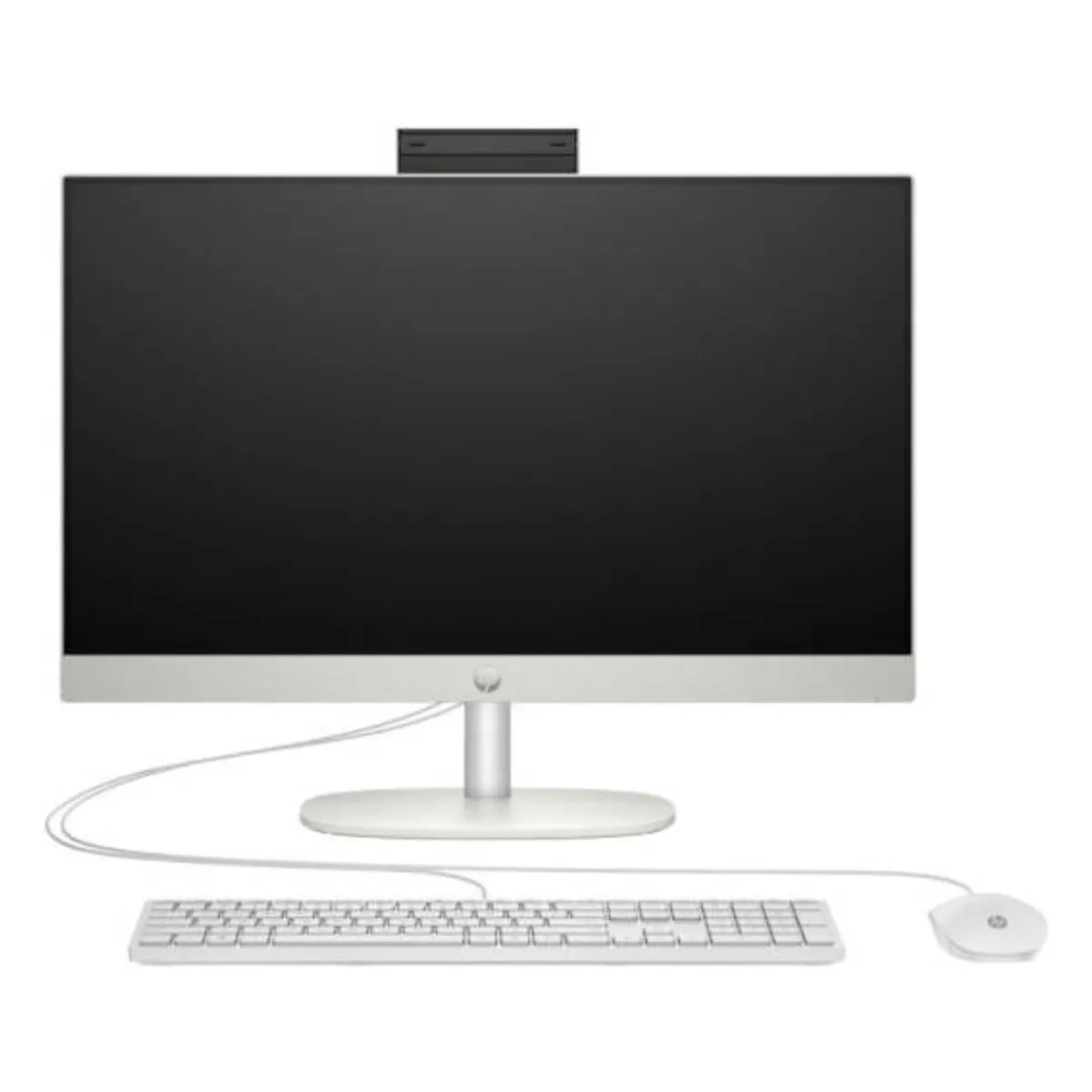 HP 24-cr0307nh All-in-One Desktop – Intel Core i5-1334U Processor, 8 GB RAM, 512 GB SSD, 23.8" (1920 x 1080) FHD Display, DOS, Shell white, English Keyboard, 1 Year Warranty | B73T8EA