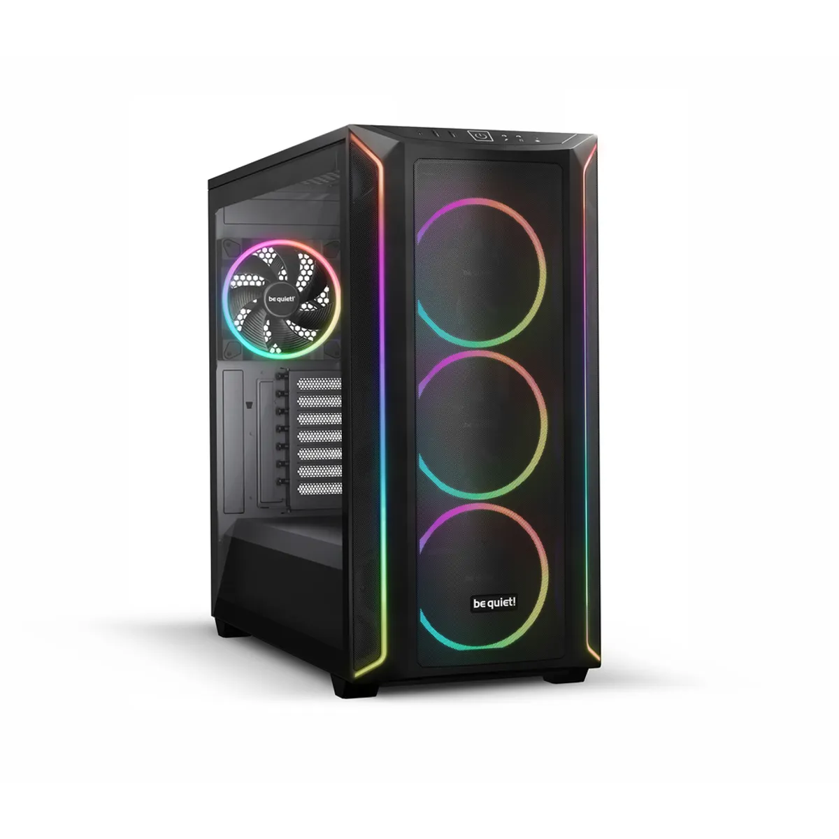 BE QUIET! Shadow Base 800 FX E-ATX PC Case, Tinted Tempered glass Side Panel, 4 x Silent Wings Fans with PWM and ARGB Hub, Full Size GPU Support, USB 3.2 Gen 2, Black, 1 Year Warranty | BGW63