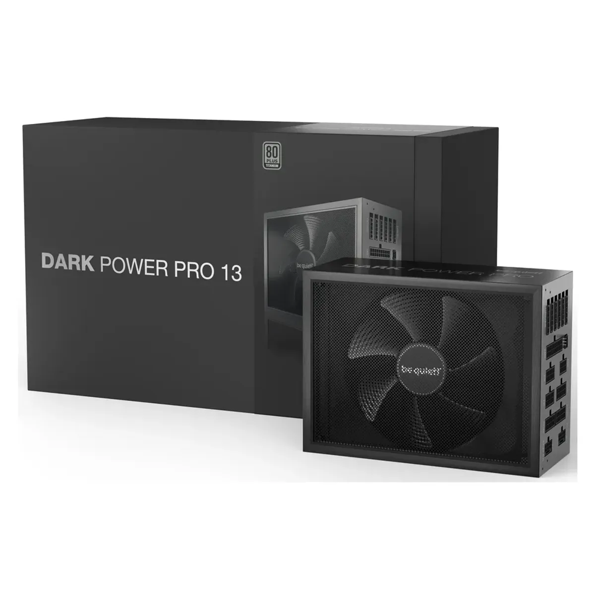 Be Quiet! Dark Power Pro 13 1600W 80 Plus Titanium Fully Modular Power Supply, 1600W, Fully Modular, ATX, Intel ATX 3.0 Certified, PCIe 5.0 Ready, Black, 1 Year Warranty | BP901UK