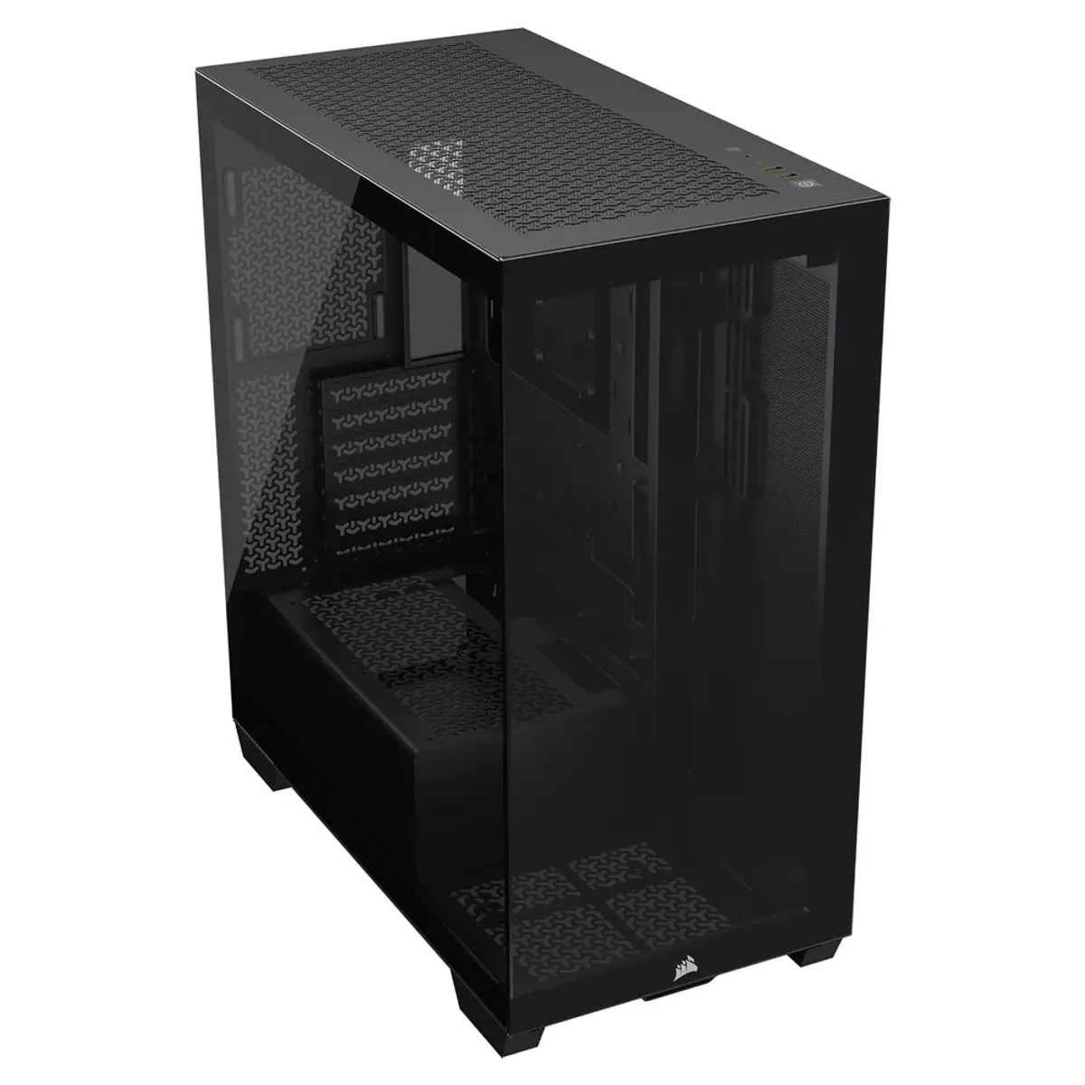 Corsair 3500X Mid Tower PC Casing, Wraparound Tempered Glass, 425mm GPU Support, USB 3.2 Gen 2, Black, 1 Year Warranty | CC-9011276-WW