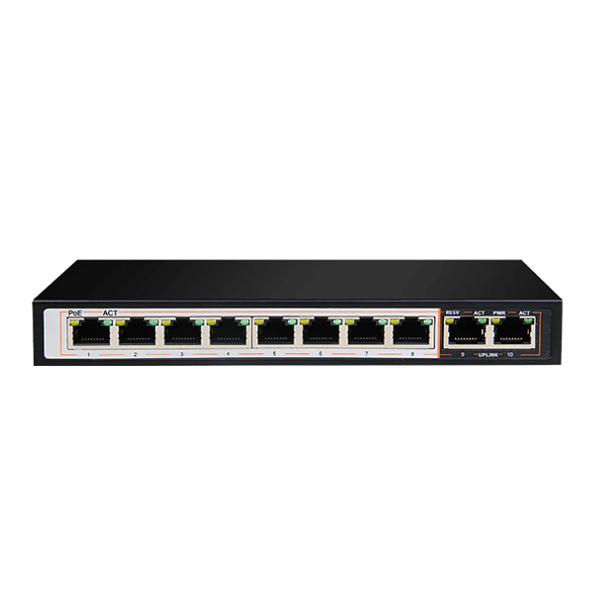 SWITCH DLINK 10 PORT GIGABIT POE UNMANAGED | DGS-F1010P-E