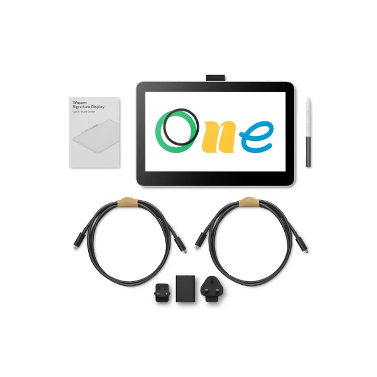 Wacom One 13 touch 13.3" Pen Display, 1 Year Warranty | DTH134W0B