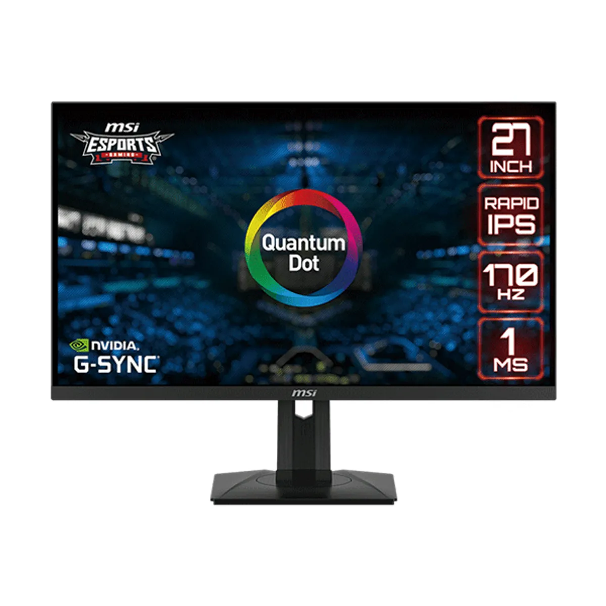 MSI G274QPF 27" WQHD 170Hz G-SYNC Compatible Flat Gaming Monitor | G274QPF
