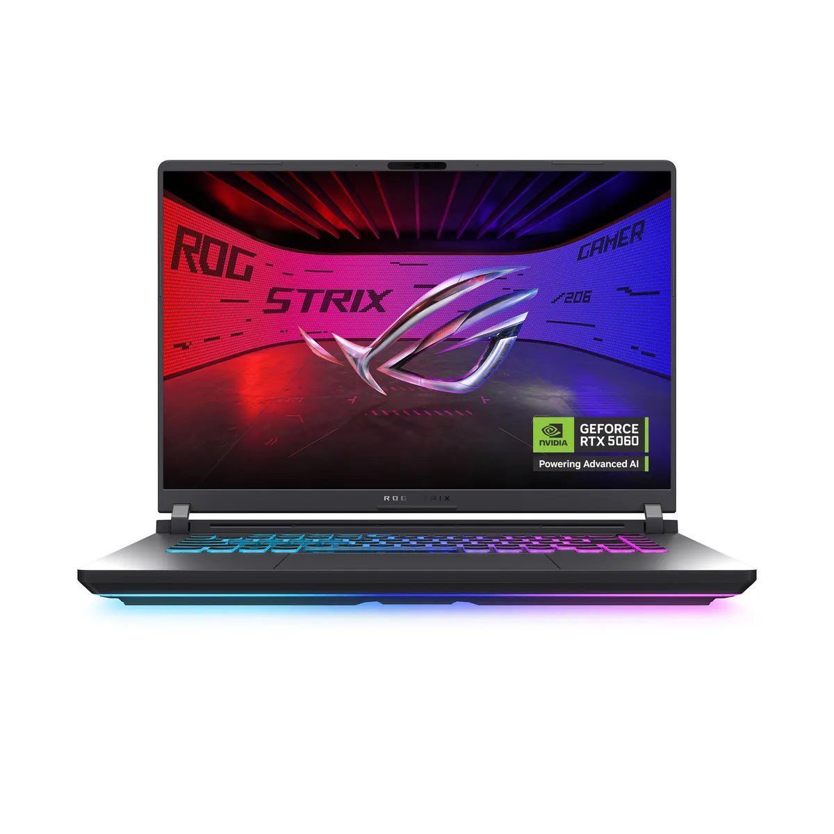 Asus ROG Strix G16 Intel Core i7 14650HX Processor, 16 GB RAM, 1TB SSD, 8 GB NVIDIA RTX 5060, 16" 2.5K FHD+ 165Hz Display, Windows 11 Home, English & Arabic Keyboard, 1 Year Warranty | G615JMR-G7161W