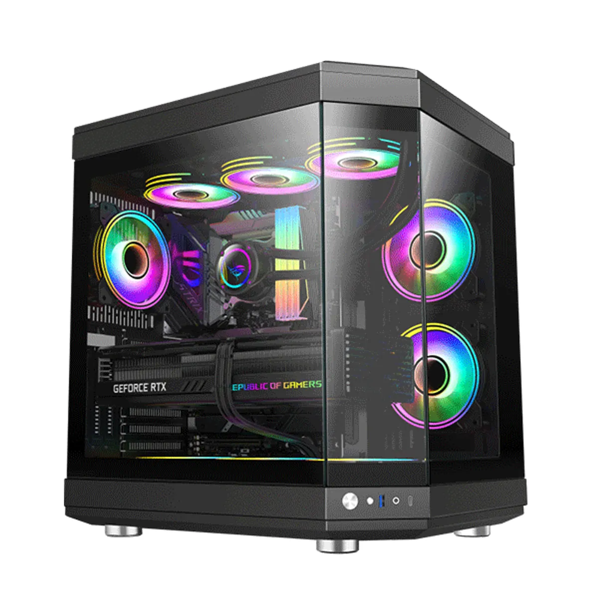 ATX CASE GAMEMAX HYPE Black | GM-HYPE-BLK