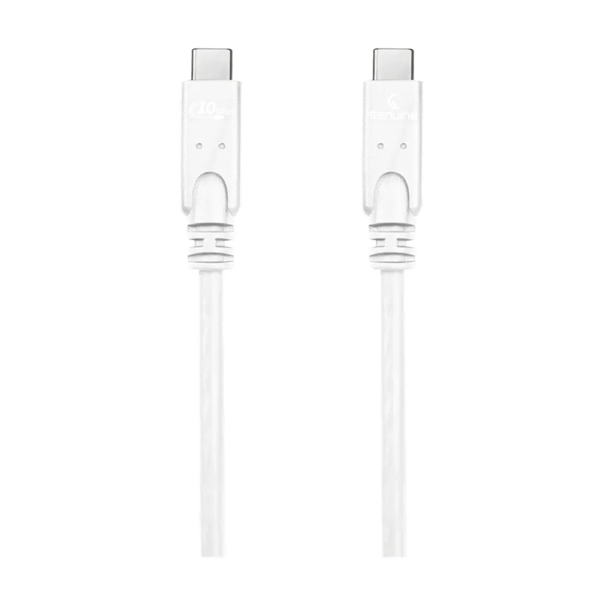 Genuine USB 3.2 Gen2 Cable, Cable Length 3M, 100W, 10Gps Data Transfer Speed, White, 1 Year Warranty | GN-USBC3M-WH