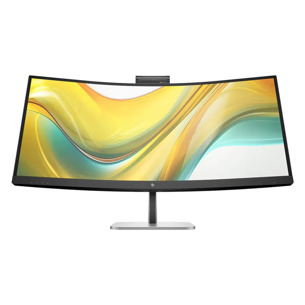 HP Series 5 Pro USB-C Curved Conferencing Monitor, 34" WQHD (3440 x 1440) Resolution, 100Hz, Anti-glare, 5ms (GTG) Response Time, Webcam & Built-in Speakers, USB-C, HDMI, DisplayPort, Fully Adjustable Stand, Black, 3 Year Warranty | 9E0Z2AS