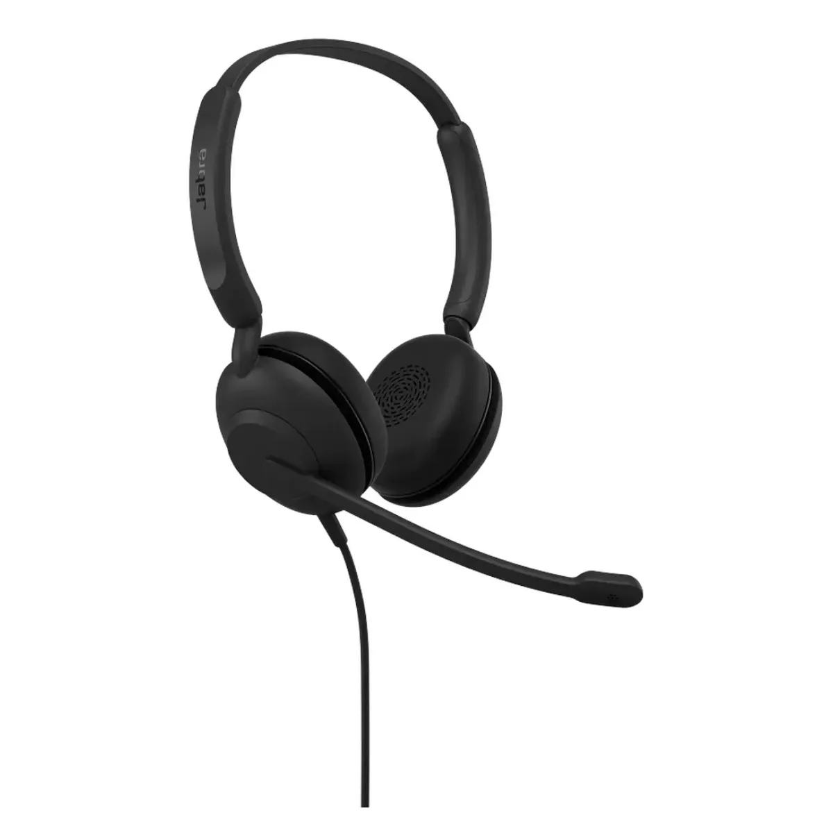 Jabra Evolve 10 Stereo Wired Headset, USB-A, Electret Condenser Uni-Directional Microphone, 30 mm Headphone Driver, Black, 1 Year Warranty | 2699-820-109