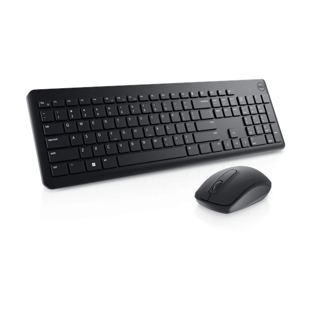 Dell KM3322W Wireless English & Arabic Keyboard & Mouse Combo, 100% Keyboard Layout, Plunger Keytype, 1000 DPI Optical Tracking Mouse Sensor, Black, 1 Year Warranty | KM3322W-R-ARA