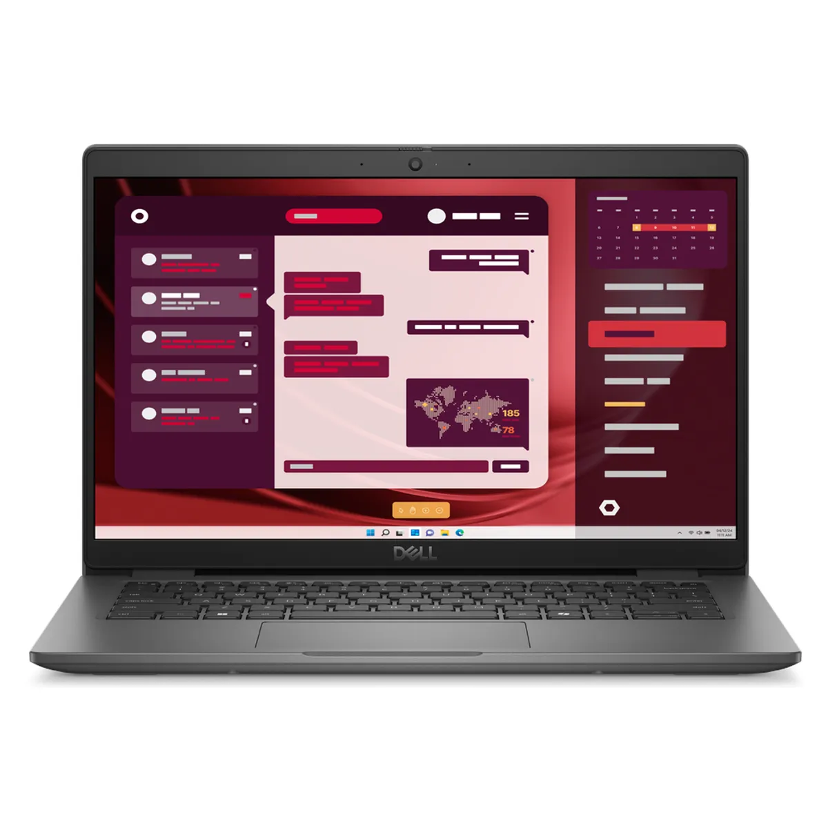 Dell Latitude 3450 Laptop, Intel Core i5-1335U Processor, 8GB RAM, 512GB SSD, 14" FHD Display, DOS, English & Arabic Backlit Keyboard, 1 Year Warranty | L-3450-I5-8-512-DOS-ARB