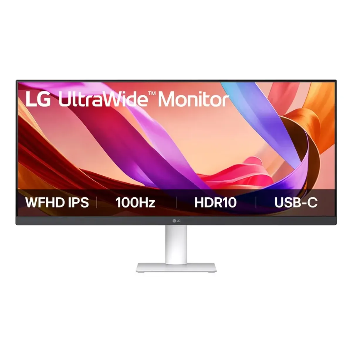 LG 29U531A-W.AMA UltraWide Monitor, 29" UltraWide FHD (2560 x 1080) Resolution, 100Hz, Anti-glare, 5ms (GtG) Response Time, HDMI, DisplayPort, USB-C, Tilt Adjustable Stand, AMD FreeSync Compatible, White, 1 Year Warranty | 29U531A-W-AMA