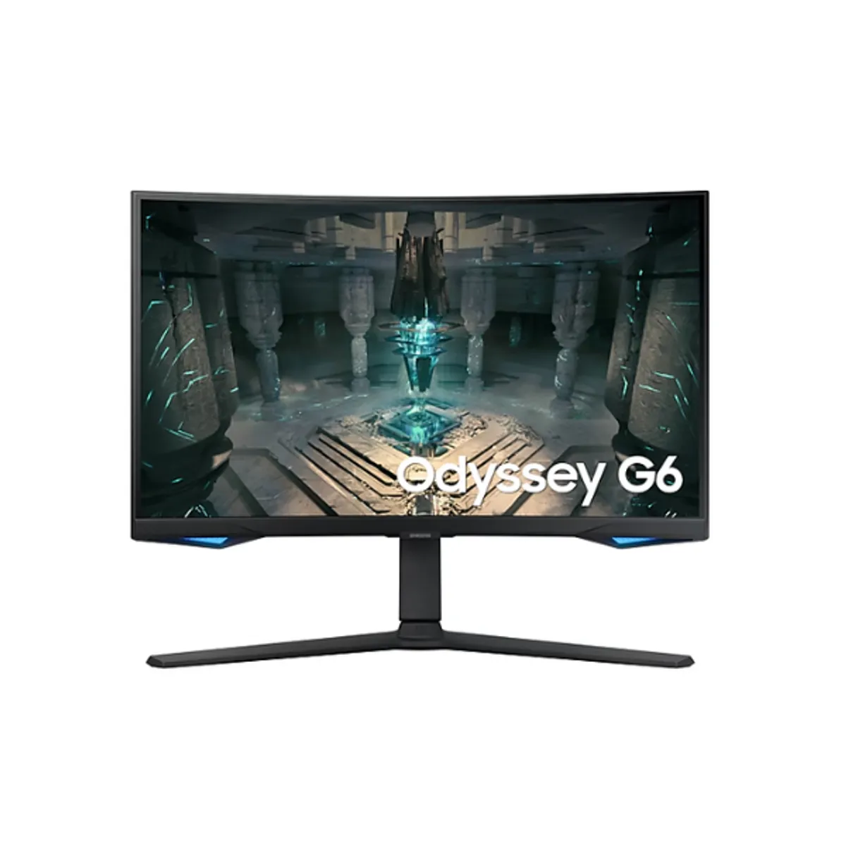 Samsung LS27BG650EMXUE 27" Odyssey G6 QHD(2560 x 1440) Curved Gaming Monitor, 1ms, 240Hz, HDMI, DP, RJ-45, Height/Tilt/Swivel/Pivot, Adjustable, Black, 3 Year Warranty | LS27BG650EMXUE
