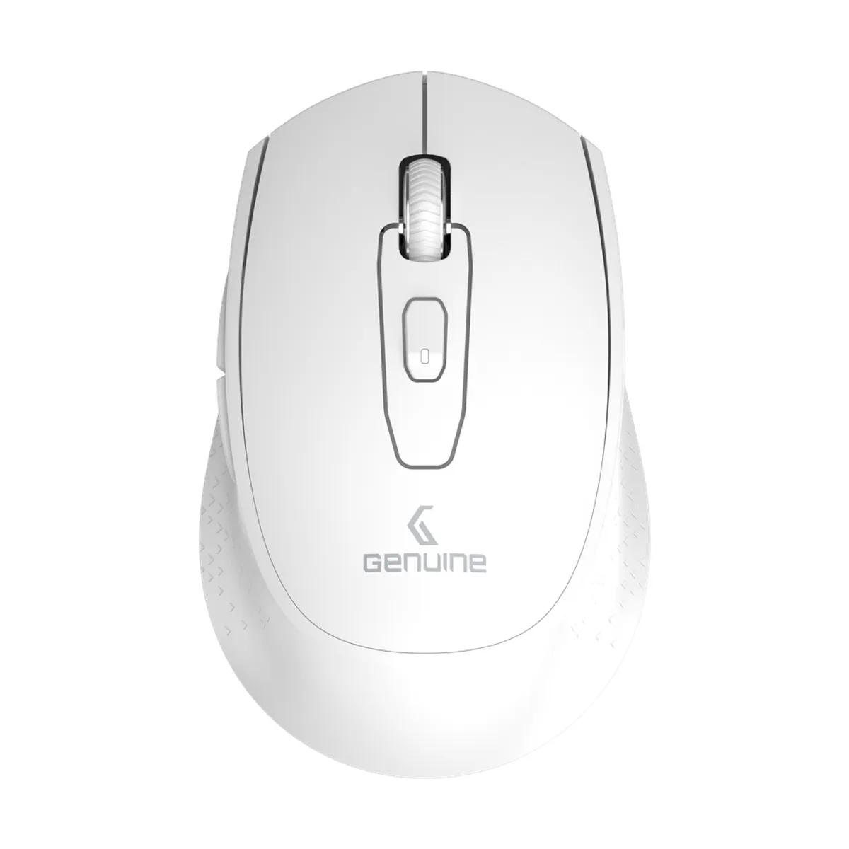 Genuine M7097 WH Wireless Mouse, 1200 DPI Optical Sensor with Precise Tracking, Ergonomic Design, USB 2.0, Compatible with Windows, Mac OS & Linux, White, 1 Year Warranty | M7097 WH