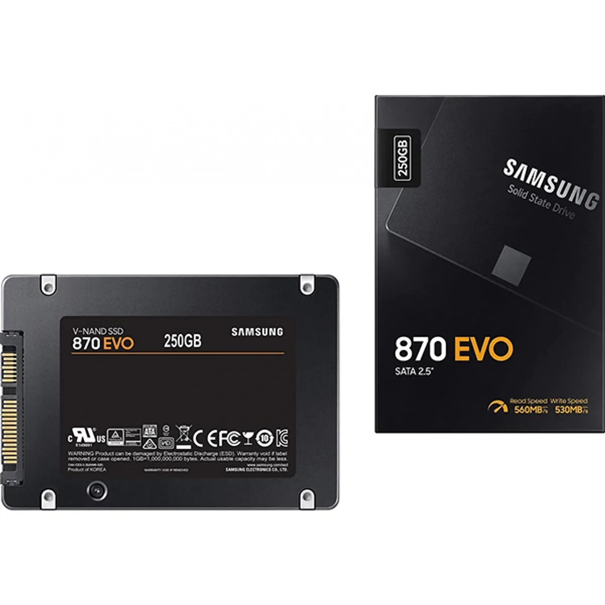 SSD 250GB SAMSUNG 870 EVO 2.5 | MZ-77E250BW