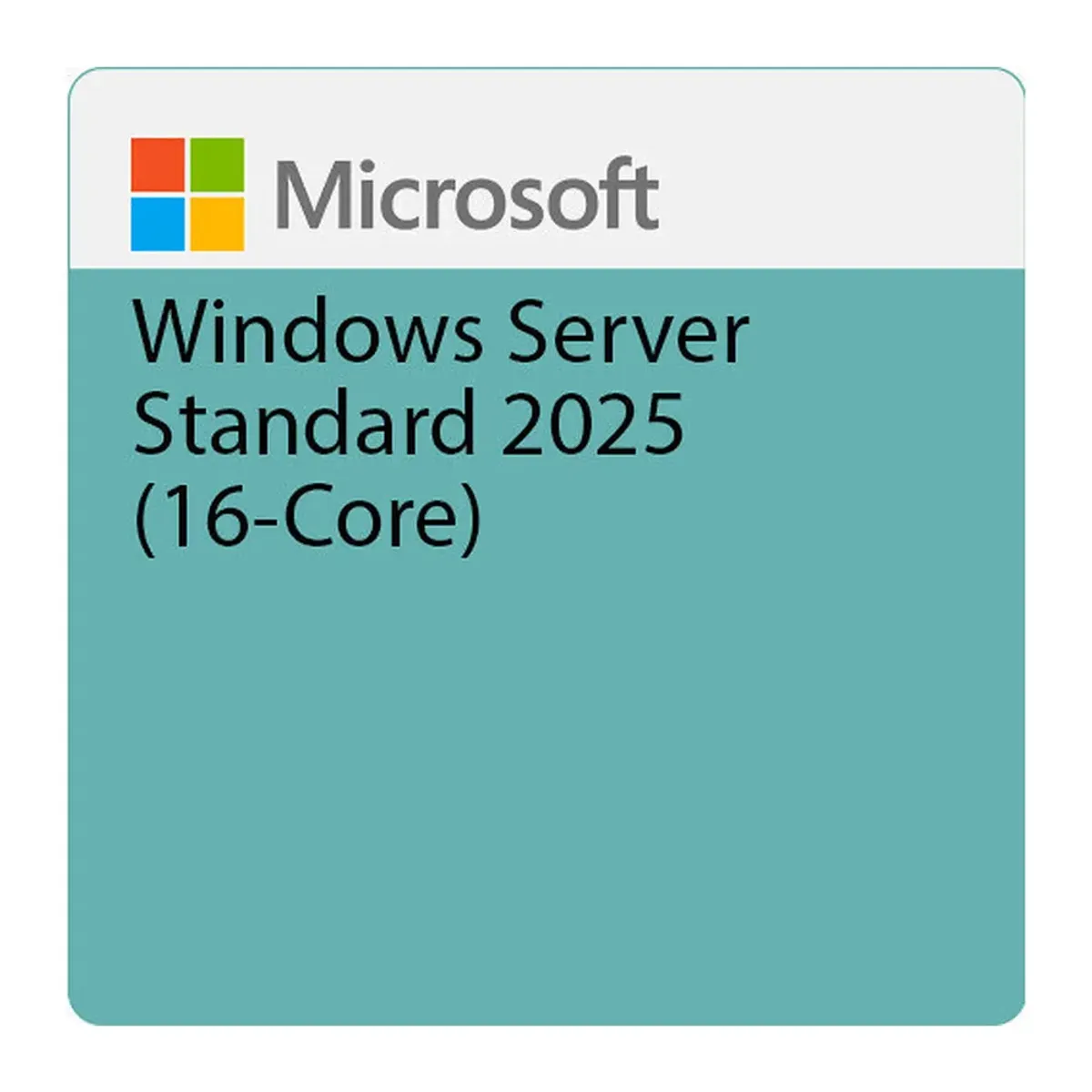 Microsoft Windows Server 2025 Standard Edition, 64-Bit, 16-Core License, OEM, DVD Format, 1 Year Warranty | EP2-25187