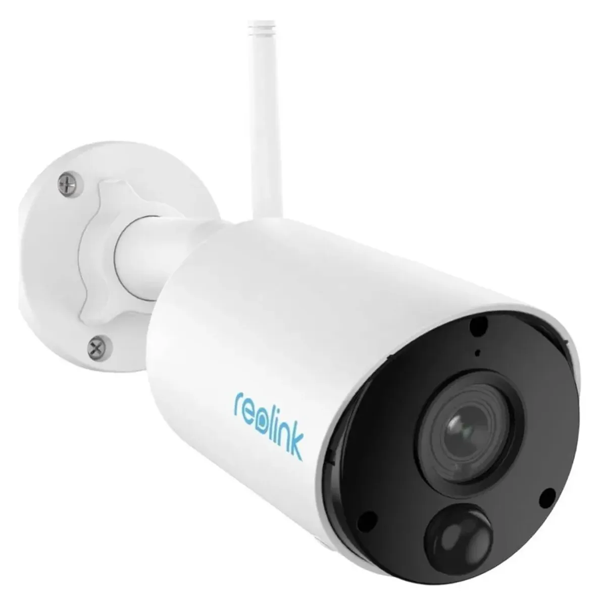 Reolink Argus Eco IP Security WiFi Camera, 2304 x 1296 (3MP) Resolution at 15 fps, 6x Digital Zoom, 100° Diagonal Field of View, Night Vision Up to 10m, Smart Person/Vehicle Detection, Two-Way Audio, IP65 Weatherproof, 5200mAh Rechargeable Battery, 1 Year Warranty | RL-BWB2K07