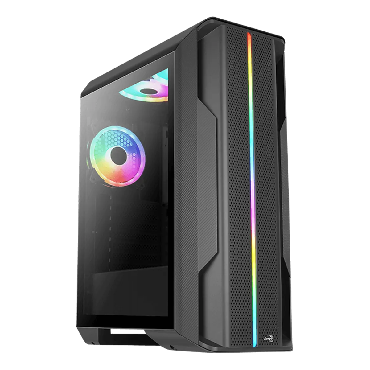 ATX CASE AEROCOOL SPLINTER DUO MID TOWER BLACK | SPLINTER-DUO-G-BK