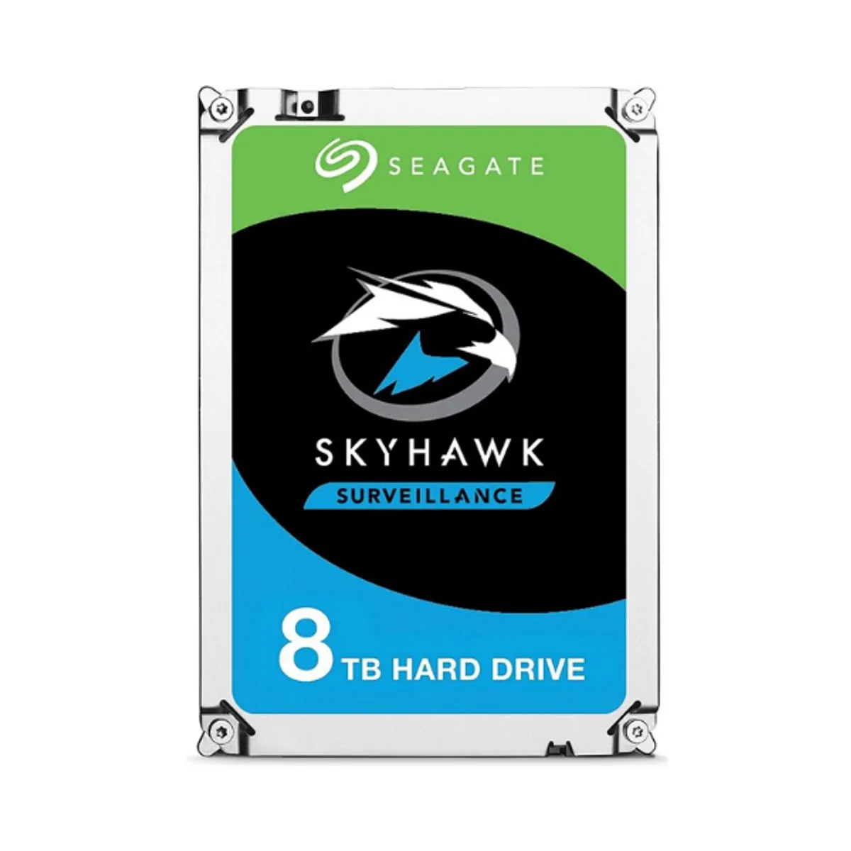 Seagate SkyHawk AI Surveillance 3.5" SATA HDD, 8TB, 7200 RPM, 210 MB/s Data Transfer Speed, 256MB Cache, 1 Year Warranty | ST8000VX010