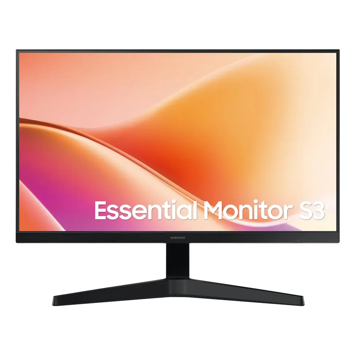 Samsung Essential S3 S33GF Monitor, 24" FHD (1920 x 1080) Resolution, 100Hz, Anti-glare, 5ms (GTG) Response Time, HDMI, D-Sub, Tilt Adjustable Stand, Black, 3 Year Warranty | LS24F330EAMXUE