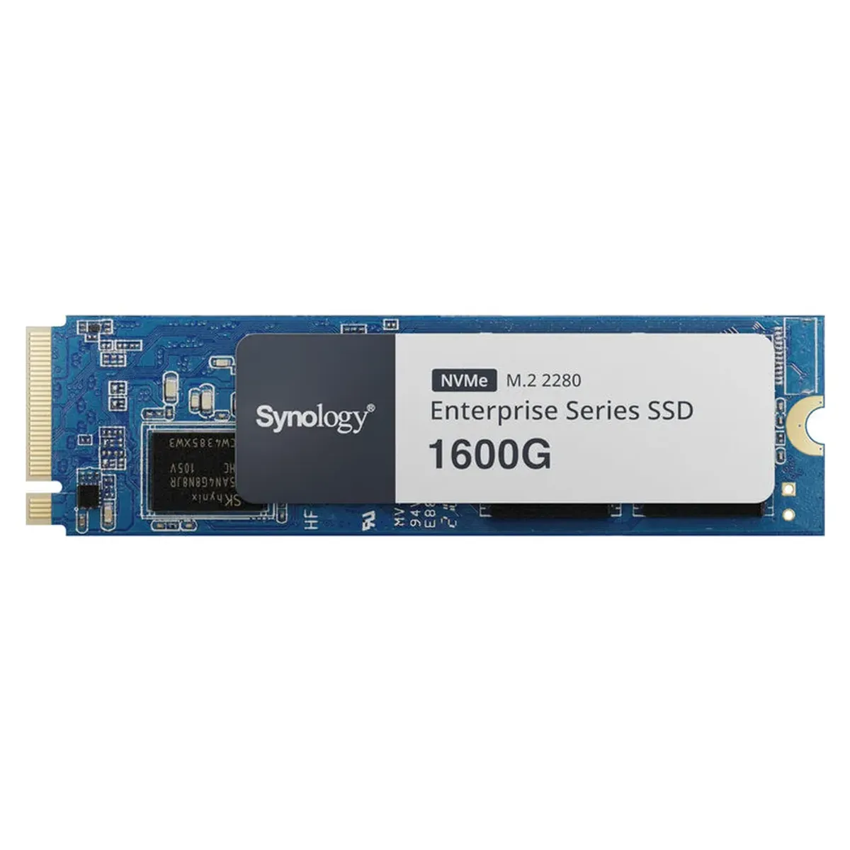 Synology Enterprise Series M.2 NVMe SSD, 1.6TB, 3000 MB/s Read Speed, 1000 MB/s Write Speed, 1 Year Warranty | SNV5420-1600G