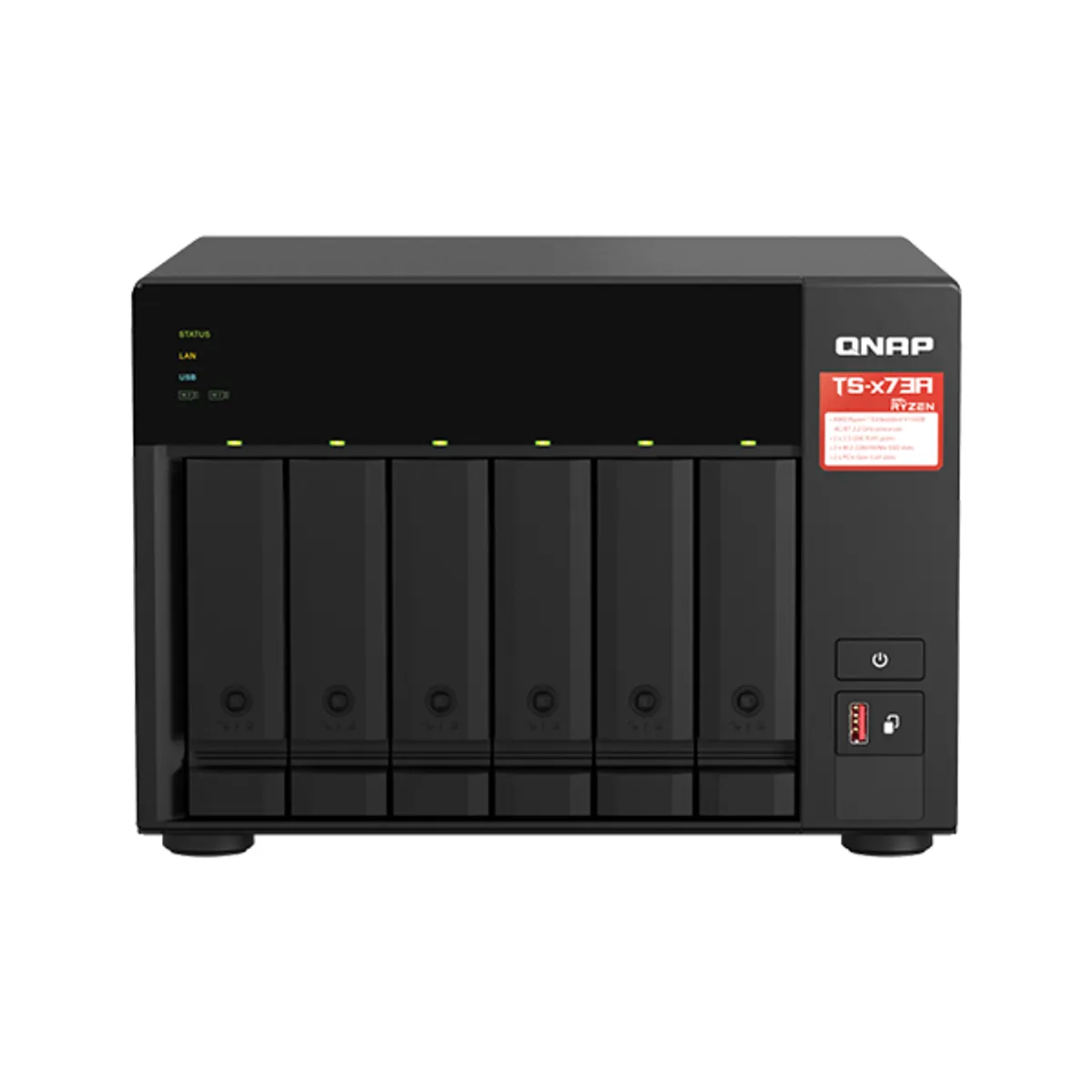 NAS BOX QNAP TS-673A-8G