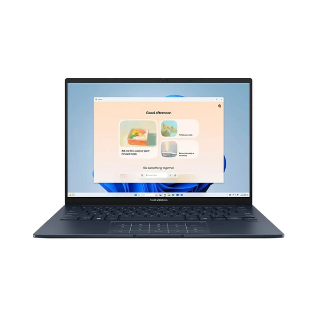 ASUS Zenbook 14 Intel Core Ultra 9 285H Processor, 32GB RAM, 1TB SSD, 14" 3K Touch OLED Display, 120Hz, Windows 11 Home, English & Arabic Keyboard, Ponder Blue, 2 Year Warranty | UX3405CA-PZ060W