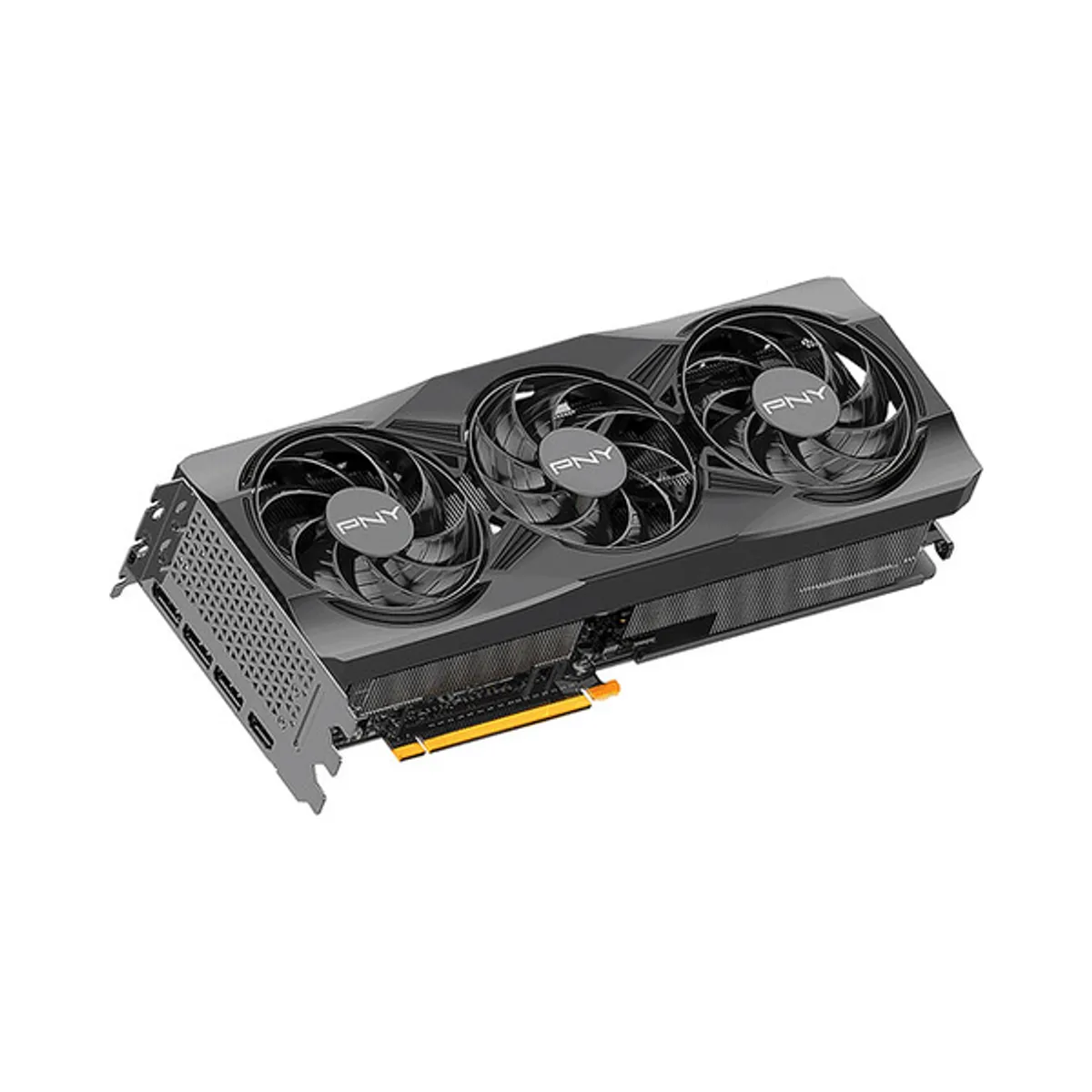 PNY GeForce RTX 5070 Ti VERTO Triple Fan OC Edition Graphics Card, GDDR7 16GB 256-bit Memory, HDMI 2.1b, DP 2.1b Outputs, PCI Express 5.0, 2790 MHz Boost Clock, 896 GB/s Memory Bandwidth, 1 Year Warranty | VCG5070T16TFXPB1-O