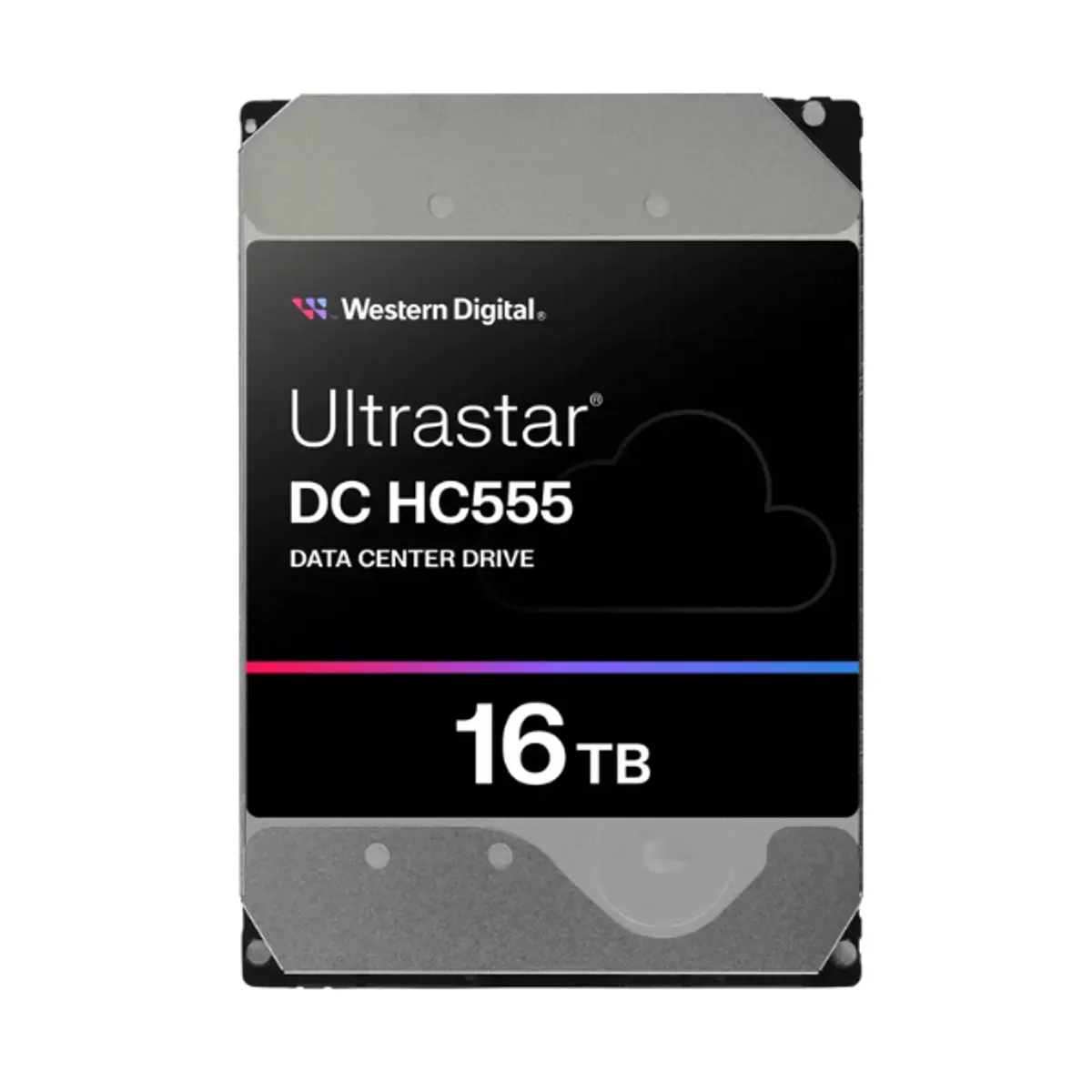 WD Ultrastar DC HC555 Data Center SATA HDD, 16TB, 7200 RPM, Interface 512e/4Kn, 1 Year Warranty | WUH722016CLE6L4