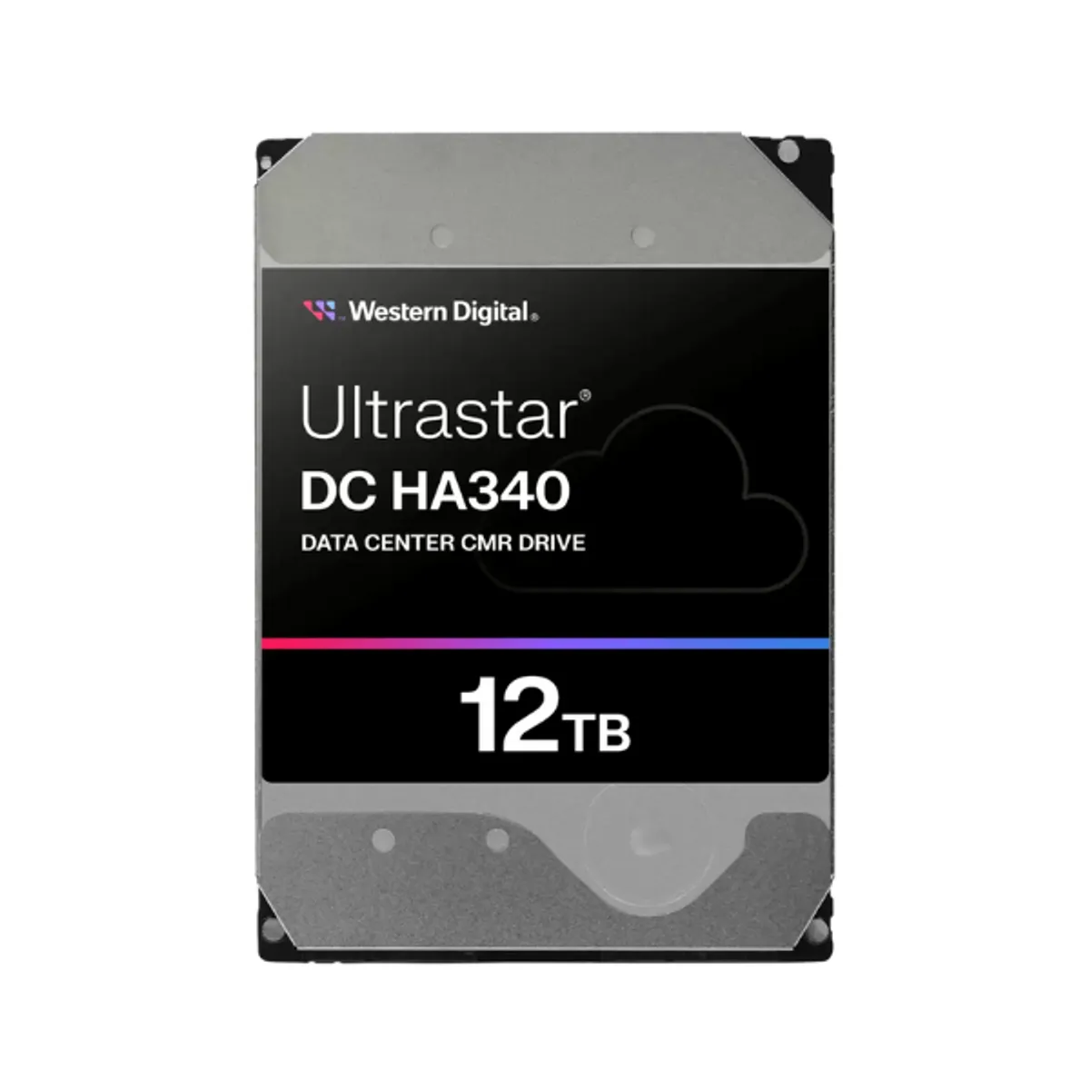 WD Ultrastar DC HA340 Data Center SATA HDD, 12TB, 7200 RPM, 267 MB/s Data Transfer Speed, 512MB Cache, 1 Year Warranty | WUS721212BLE6L4