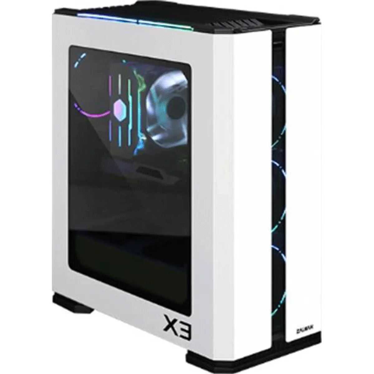 ATX CASE ZALMAN X3 MID TOWER GAMING-WHITE | ZM-X3-WHITE