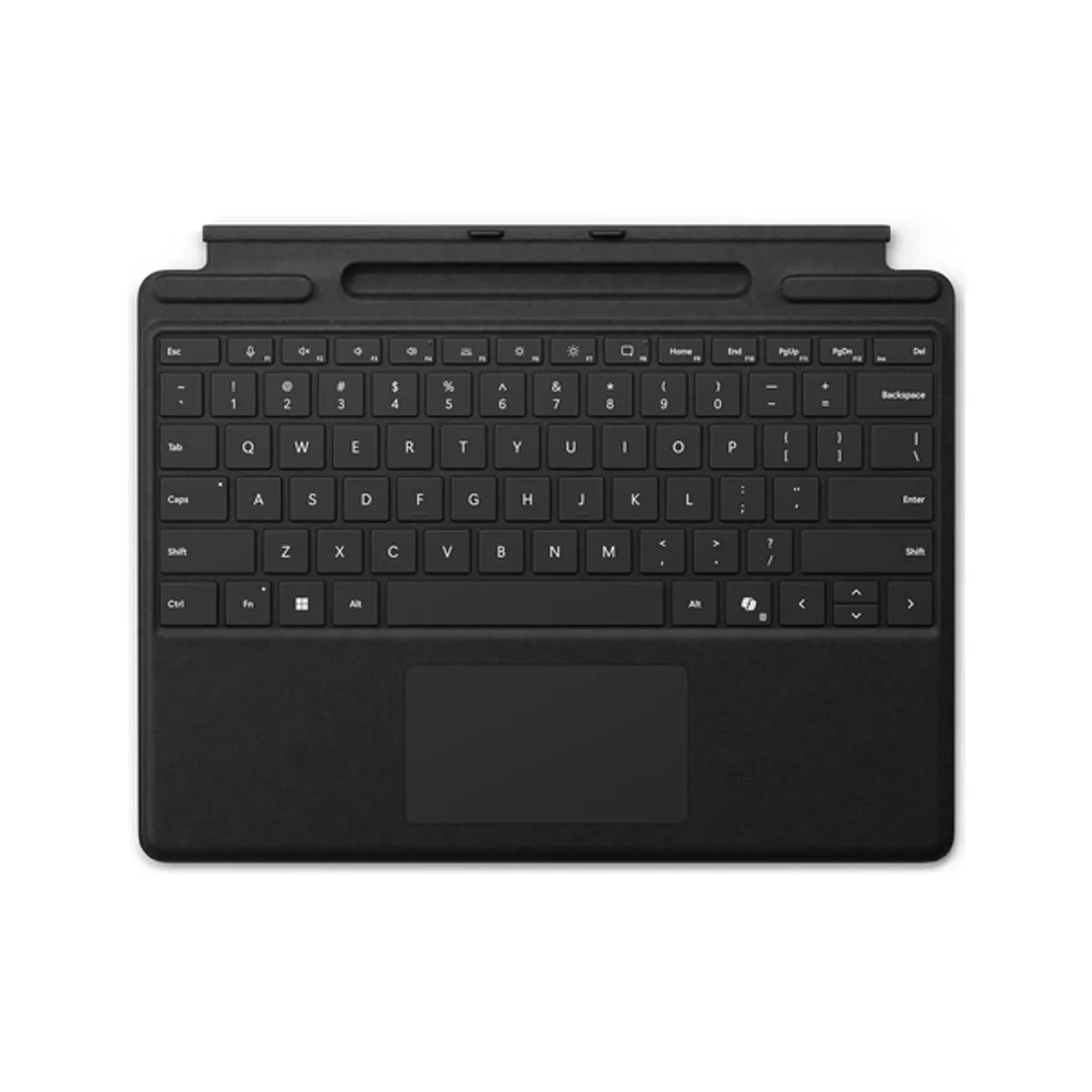 Microsoft Surface Pro Flex With Copilot Arabic & English Keyboard, Magnetic Connection & Bluetooth, Black, 1 Year Warranty | ZQZ-00017
