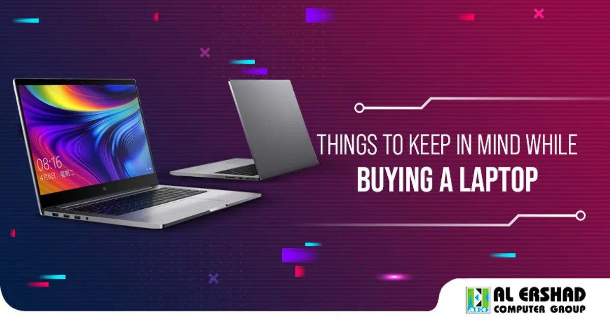 Things to keep in mind while buying a laptop